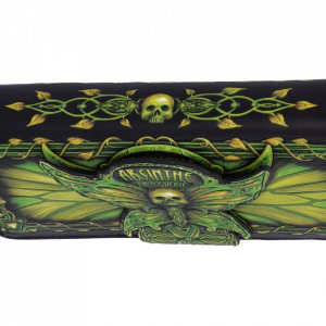 Portofel lung embosat Absinthe - La Fee Verte - 18 cm - Img 5