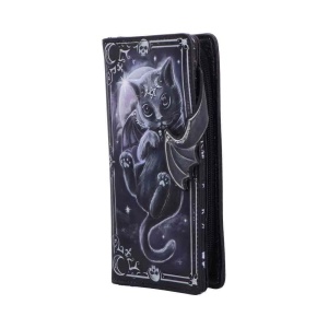 Portofel lung embosat pisicuta demonica Moon of Malpuss - Cult Cuties (18.5 cm) - Img 5