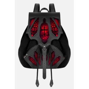 Rucsac gotic Dark Romance Bloodveil inspirat de vitralii gotice - Restyle