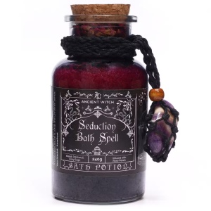 Sare de Baie Ancient Witch cu Pandantiv Ametist – Seductie, 240 g