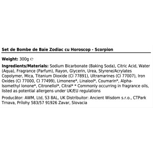 Set 2 bombe de baie artizanale cu mesaj ascuns Zodiac - Scorpion - Img 6