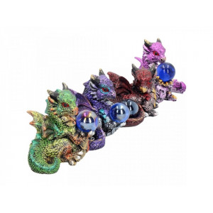 Set 4 statuete dragonei Comorile Puilor 6 cm - Img 6