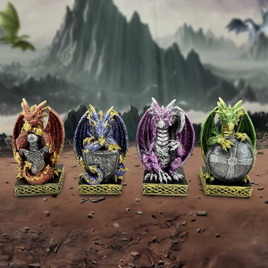 Set 4 statuete dragonei - Defend the Hoard 10 cm - Img 6