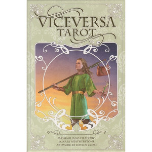 Set carti tarot cu brosura de instructiuni si carte despre arta tarotului Viceversa - Img 5