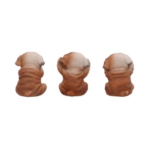 Set statuete Trei Bulldogi Intelepti 8.5cm - Img 3