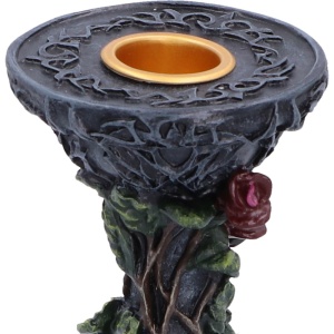 Sfesnic gotic cu trandafiri rosii Scarlet Rose 20,4 cm - Nemesis Now - Img 6
