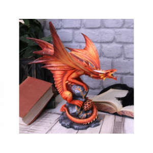 Statueta Age of Dragons - Dragon de foc adult - Anne Stokes - 24cm - Img 5