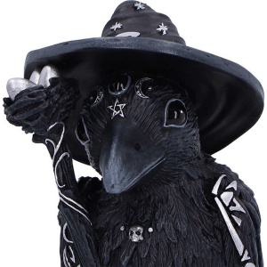 Statueta corb Eliwing – colectia Cult Cuties, decor gotic fantasy, 10.4 cm - Img 9
