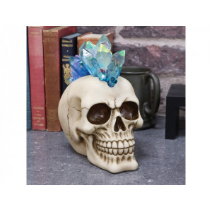 Statueta craniu cu cristale Crystal Hawk 18cm - Img 5