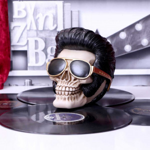 Statueta craniu Elvis Presley - Uh Huh 17cm - Img 6