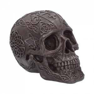 Statueta craniu Fier celtic 16 cm