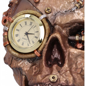 Statueta Craniu steampunk Scrapped 19cm - Img 6