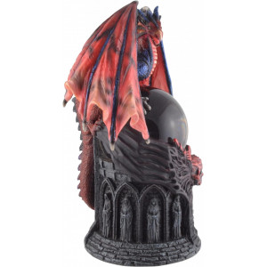 Statueta cu glob dragon Pazitorul Cristalului 20cm - Img 6