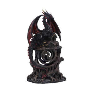 Statueta Dragon Midnight Warden – decor fantasy collector 23.5 cm