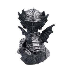 Statueta Dragon Sir Sword Flame – decor fantasy collector - Img 3