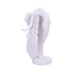 Statueta Inger Alb „Eliberarea Ingerului” din Rasina Pictata Manual – 26.5 cm