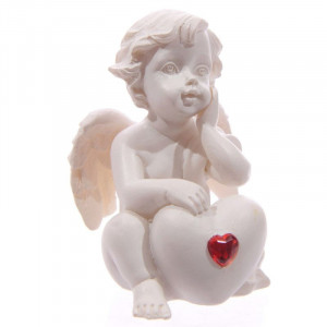 Statueta Ingeras cu Inimioara 5.5 cm - Img 2