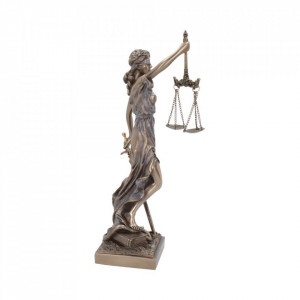Statueta Justitia placata cu bronz, 33 cm – Nemesis Now - Img 4