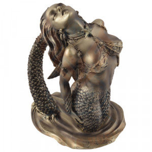 Statueta mitologica Sirena 19cm - Img 2