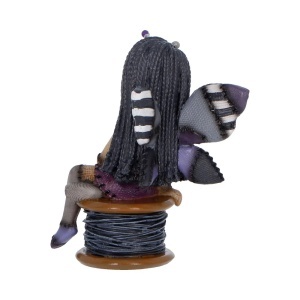 Statueta papusa Voodoo Stitchy Belle din colectia The Stitchlings – decor gotic fantasy , 11.4 cm - Img 4