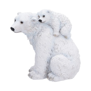 Statueta ursi polari Mama cu pui - Polar Guardian 8.6 cm - Img 2