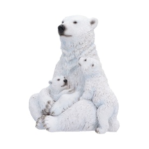 Statueta ursi polari Mama cu pui - Polar Protection 12.7cm - Img 5