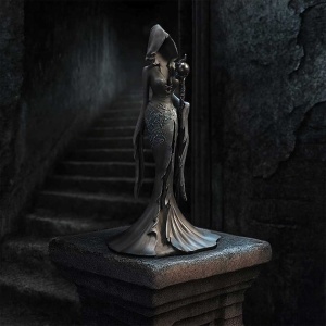 Statueta zana gotica Femme Fatale – Seer, decor gotic cu licenta Nemesis Now 20 cm - Img 7