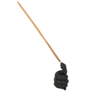 Suport betisoare parfumate Sarpe Negru 6cm - Img 4