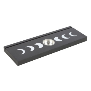 Suport din lemn pentru etalarea a 3 carti de tarot Fazele Lunii - Img 2