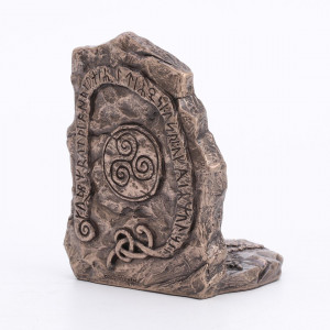Suport lumanare Busola Vikinga - Vegvísir 15 cm - Img 3