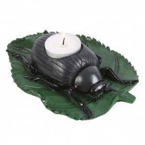 Ilumineaza camera cu acest incantator suport. Fabricat din rasina, acest suport elegant are un design cu carabus.