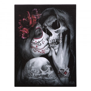 Tablou canvas demon, Dead Kiss 19x25cm - Spiral Direct