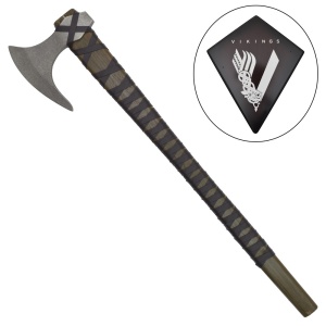 Topor decorativ cu suport Vikings - Ragnar Lodbrok 62.5 cm