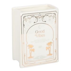 Vaza din ceramica in forma de carte The Book Club - Good Vibes - Img 3