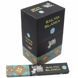 Betisoare de tamaie parfumate Tribal Soul - Salvie Alba