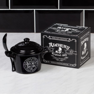 Bol cu capac si lingura Witches Secret Recipe 15 cm - Img 2