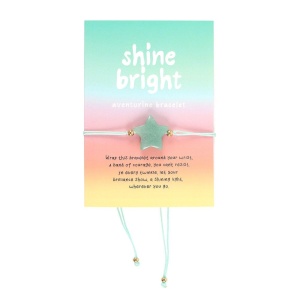 Bratara cu steluta din cristal de aventurin Shine Bright