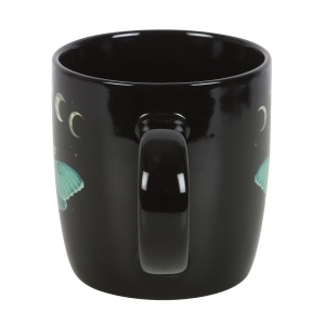 Cana portelan Dark Forest - Luna Moth, capacitate 340 ml - Img 2