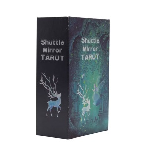 Carti de Tarot Shuttle Mirror cu brosura, 78 carti holografice - fantasy si efect oglinda - Img 3