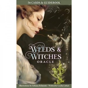 Carti Oracol Weeds & Witches – vrajitoare, plante magice si folclor, 50 carti + ghid - Img 2