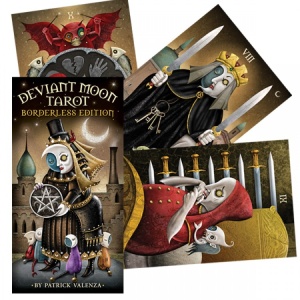 Carti Tarot Deviant Moon – Borderless Edition, 78 carti + ghid in limba engleza | US Games