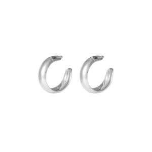 Cercei pe ureche din argint Model simplu, diametru 8.8mm