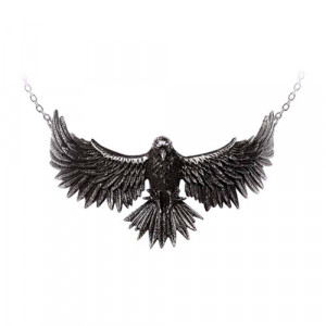 Choker gothic Alchemy - corb Curse of Coronis