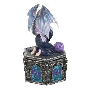 Cutie bijuterii design Anne Stokes - Dragon Friendship Spring Box - Img 5