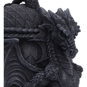 Cutie pentru bijuterii dragon Darkwing Treasure – decor gotic fantasy ( 13.3 cm ) - Img 5