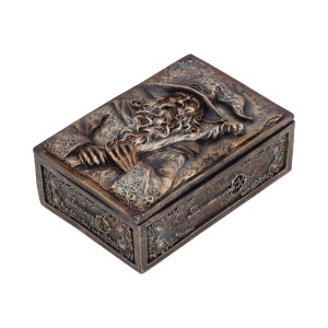Cutie pentru bijuterii Wizard's Hoard – decor gotic fantasy ( 14 cm ) - Img 2