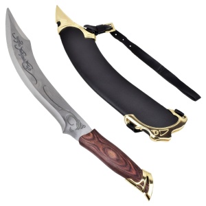 Cutit decorativ cu suport Stapanul Inelelor - Aragorn 51 cm - Img 4