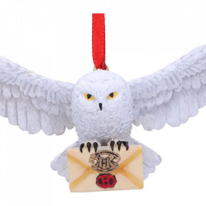 Decoratiune cu agatatoare Harry Potter - Hedwig 13cm - Img 5
