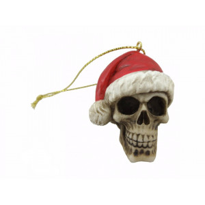Decoratiune pentru bradul de Craciun cu craniu Silent Night 4 cm - Img 8