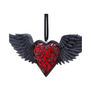Decoratiune suspendata Black Winged Heart - House of Obscura - Img 4